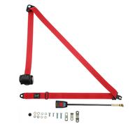 Anteriore Automatico Sedile Cintura per Berliet 280 1975 Forma Rosso