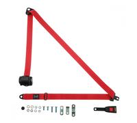 Anteriore Automatico Sedile Cintura per Saab 9000 Hatchback 1985 Forma Rosso