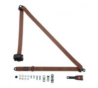 Anteriore Automatico Sedile Cintura per Triumph 1300 Berlina 2dr 1965-1973 Nero