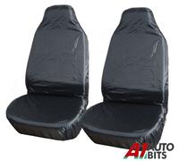 Anteriore Coppia 2X Universale Nero Coprisedile Auto Protettore Benzina Muddy