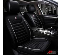 Anteriore Coprisedile Auto Nero Comodo Similpelle Per BMW 1 3 5 Serie X1 X3 X5