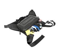 anteriore da uomo, con guscio rigido, supporto per telefono per corsa, gilet da corsa, borsa da petto da uomo, design ergonomico per il comfort, nero, riferimento alla descrizione