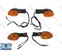 Anteriore e Posteriore SX Dx Indicatore Lampeggiante Set 4 Unità per Yamaha FZS