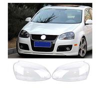 Anteriore Faro Copertura 2pcs Alloggiamento Per VW Golf 5 Per MK 5 Per Jetta 2005 2009 Fari Anteriori Lens Borsette Coprilampada Vetro Copertura Luci Testa Dell'automobile Coprifaro