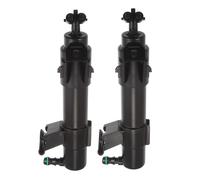 Anteriore Faro Rondella Ugello Spruzzatore Jet Adatto per VW - 2pz Nero