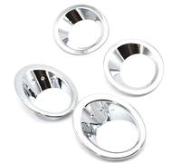 Anteriore Fendinebbia Per Nissan Per Qashqai Per Dualis J10 2007-2009 Copertura Cromata Per Fendinebbia Anteriore Posteriore Paraurti Modanatura Cornice Di Guarnizione Anteriori Fendinebbia