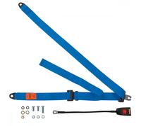 Anteriore Fisso Sedile Cinghia Per Leyland DAF F2300 Turbo Camion 1973 Forma Blu