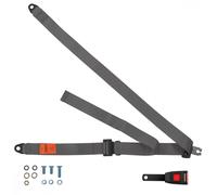 Anteriore Fisso Sedile Cintura per Fiat Brava Hatchback 5dr 1995 Forma Grigio