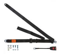 Anteriore Fisso Sedile Cintura per Opel Chevette Estate 5dr 1975-1980 Nero