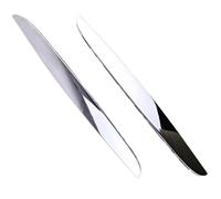 Anteriore Griglia 2 Pezzi Chrome ABS Paraurti Anteriore Sopra Rene Griglia Hood Cover Trim 51137117242 Per BMW Serie 3 E90 E91 2006 2007 2008 Auto Griglia Anteriore