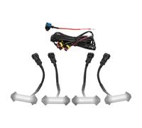 Anteriore Griglia Luci per Toyota Tacoma TRD PRO Bianco LED Luce Nero