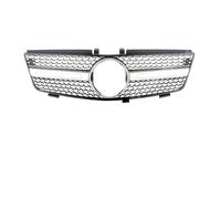 Anteriore Griglias Inferiore Griglia Anteriore Paraurti Griglia Cofano Modifica Per Benz ML W164 2005-2011 GT Diamond Style Accessori Per La Messa Punto Auto Centro Griglia(05-08 Diamond Silver)