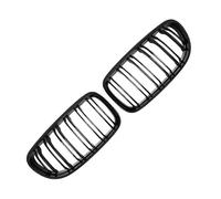 Anteriore Griglias Inferiore Griglia Doppio Rene Paraurti Anteriore Griglie Griglie Maglie Cofano Doppie Lamelle Nere Lucide Per BMW Serie 3 E90 E91 2009-2011 Auto Centro Griglia