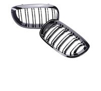 Anteriore Griglias Inferiore Per BMW Serie 3 E46 LCI 2002-2005 Griglia Paraurti Anteriore In Fibra Di Carbonio Racing Grill Facelift 2 Porte Accessori Auto Centro Griglia(Dual Glossy Black)