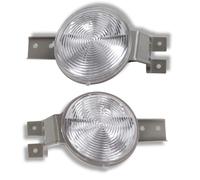 Anteriore Indicatore Set Per Mini Cooper One R50 R52 R53 01-06 Trasparente Paio