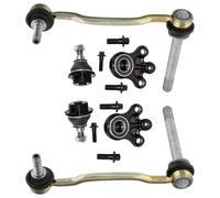 Anteriore Inferiore & Superiore L & R Giunti Sferici + Droplinks Kit Per Citroen