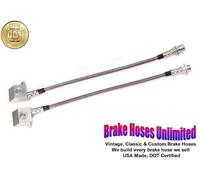 Anteriore Inossidabile Tubi Freno Chevrolet Blazer, 2 Ruota Drive, 1971 Presto
