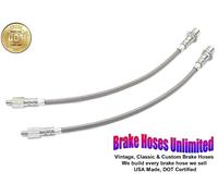 Anteriore Inossidabile Tubi Freno Ford Torino 1968 1969 1970 1971 - Tamburo