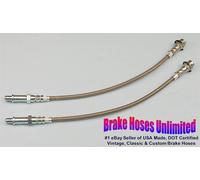 Anteriore Inossidabile Tubi Freno Oldsmobile F85 / Cutlass,1961 1962 1963 - Drum