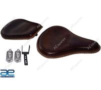 Anteriore & Marrone Colore Pelle Sedile Set Per Reale Enfield Classico