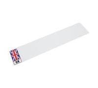 Anteriore Mot Strada Legale Auto Furgone UK Registrazione Standard Bordo Bianco