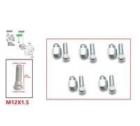 Anteriore O Posteriore Ruota Borchie E Dado Set per Toyota Corolla MK12 E210 1.2