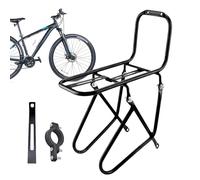 anteriore Pannier Rack - Heavy Duty Steel Modular Design, Multi Functional Front Luggage Bag Holder, 15 Kg Load Capacity, Disc Brake Compatible | Mountain Cycle Pannier Rack for