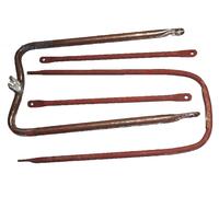 Anteriore Parafango FENDER Stay Crudo Bare Metallo Per Vintage BMW R71 Aes