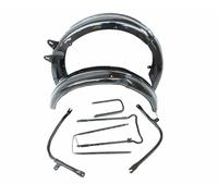 Anteriore & Parafango Set Nero Dipinta Per BSA B31 B33 Pistone Model @