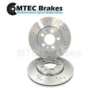 Anteriore Performance Dischi Freno Forati Scanalati per Nissan 370z 2009-