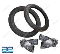 Anteriore & Posteriore 19'' Mrf Pneumatico Tubo Set Per Reale Enfield Bullet 350