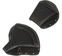 Anteriore & Posteriore BSA Stile Sedile Per Reale Enfield Marrone Simil Pelle
