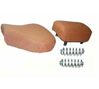 Anteriore Posteriore Marroncino Colore Sedile per Royal Enfield Testina Electra