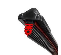 Anteriore Posteriore Tergicristallo Parabrezza Per Tergicristalli Auto A Striscia Di Gomma A 11 Strati A Forma Di U Da 13 14 15 16 17 18 19 20 21 22 24 26 28 Pollici(17 inch)