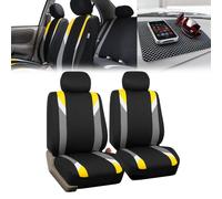 Anteriore Secchio Coppia per Auto Giallo Con Dash Pad SUV Furgone Camion