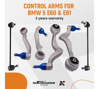 Anteriore Sospensione Bracci Di Controllo in & Drop Links Kit for BMW 5 er E60