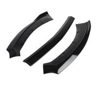 Anteriore Spoiler 3 Pz ABS Paraurti Anteriore Spoiler Ala Lip Splitter Trim Per Ford Per Mustang 2015 2016 2017 Labbro Paraurti Anteriore(Nero lucido)