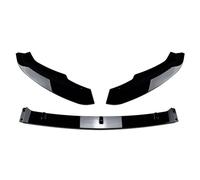 Anteriore Spoiler Per Skoda Per Superb B8 2016 2017 2018 3 Pz Auto Paraurti Anteriore Lip Splitter Diffusore Body Kit Labbro Paraurti Anteriore(Nero lucido)