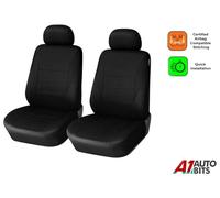 Anteriore Tutto Nero Auto Furgone Autobus Coprisedili Tessuto Protettori Dog Pet