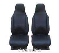 Anteriore Universale Tessuto Nero Coprisedili MPV Camper Auto Van Autobus Camion