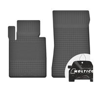 Anteriori Tappetini Auto in Gomma con un Bordo - Set 2 Pezzi - Tappetini per Auto Impermeabile - Set di Tappeti Adatti per BMW 1-Serie E87 2004-2012