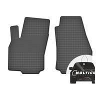 Anteriori Tappetini Auto in Gomma con un Bordo - Set 2 Pezzi - Tappetini per Auto Impermeabile - Set di Tappeti Adatti per Alfa Romeo 156 1997-2007