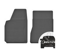 Anteriori Tappetini Auto in Gomma con un Bordo - Set 2 Pezzi - Tappetini per Auto Impermeabile - Set di Tappeti Adatti per Toyota Hilux VI 1995-2005