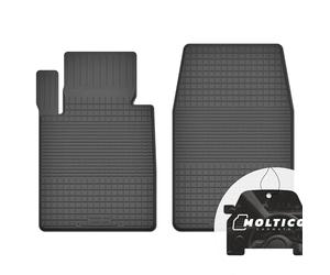 Anteriori Tappetini Auto in Gomma con un Bordo - Set 2 Pezzi - Tappetini per Auto Impermeabile - Set di Tappeti Adatti per Mini Countryman I R60 2010-2016