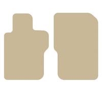 Anteriori Tappetini in Velluto per Ford Bronco 5 porta 2021-..., BEIGE Tappeti