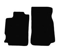 Anteriori Tappetini in Velluto per Peugeot 406 berlina, SW 1995-2004, NERO Tappe