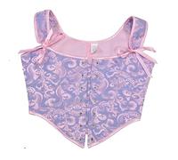 Antermaxier Donne Vintage floreale stampa gilet fiore ricamo modello stretto coulisse Tie-up serbatoio Bustier Corsetto