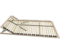 anTes interieur rete a doghe 90x200 cm / 7 zone comfort/regolazione della durezza in 5 posizioni/testiera mobile / 28 doghe a molle/adatto a tutti i materassi