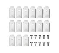 ANTHBOT Lame di Ricambio per Robot Tosaerba - Set di 15 Lame e 10 Viti, Adatto per Robot Tosaerba