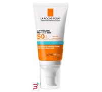 La Roche-Posay Anthelios UVMUNE 400 Hydrating Cream SPF50+ protezione solare trasparente e non profumata per pelli sensibili, con una formula resistente all'acqua 50 ml per donna